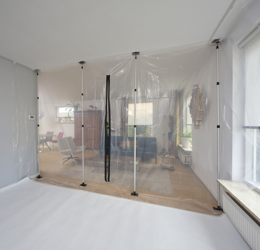 REMOVABLE DUST WALL
