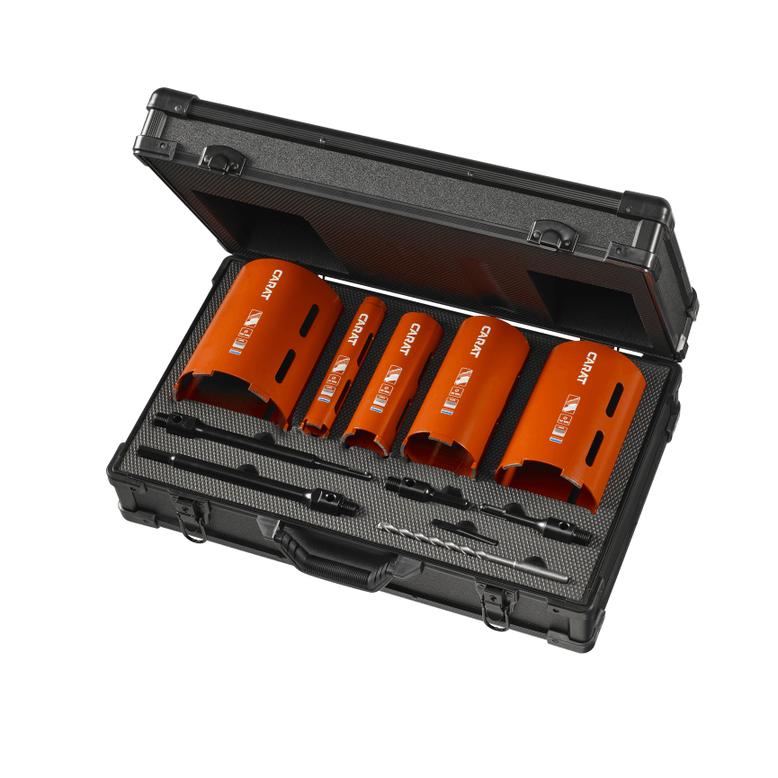 DIAMOND DRILL KIT FOR CERAMIC AND SAND-LIME BRICKS