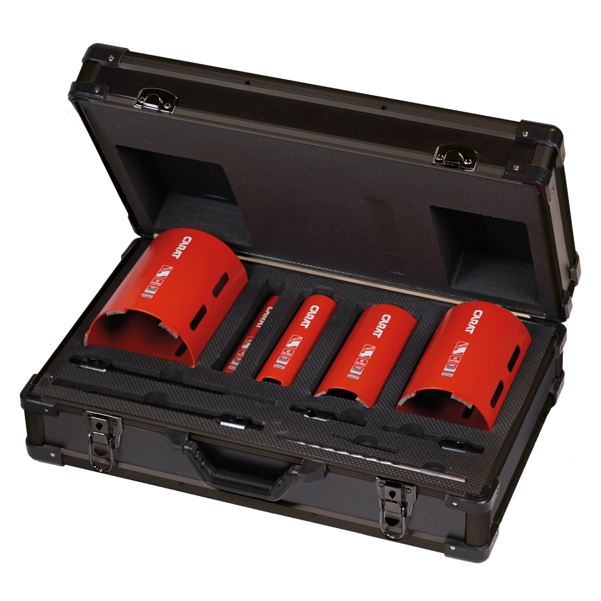 DIAMOND DRILL KIT FOR CERAMIC AND SAND-LIME BRICKS