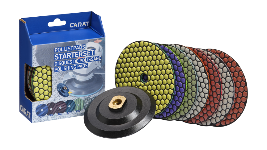 CARAT DIAMANT POLIJSTPADS SET