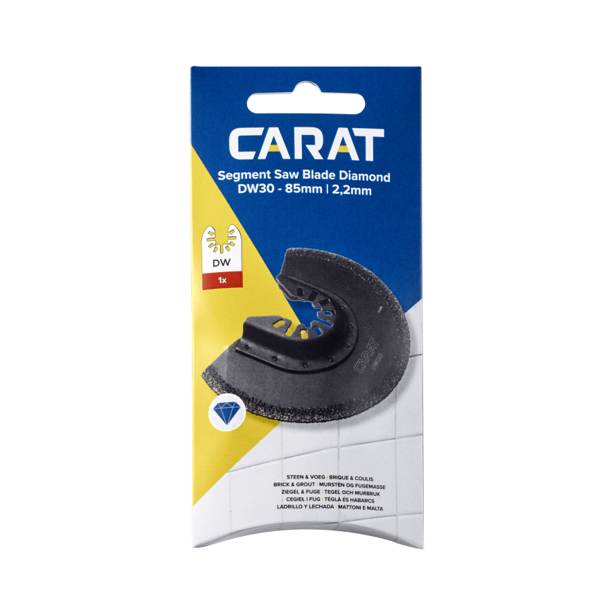 CARAT SEGMENT BLADE DW30 DIAMOND 85MM-2MM